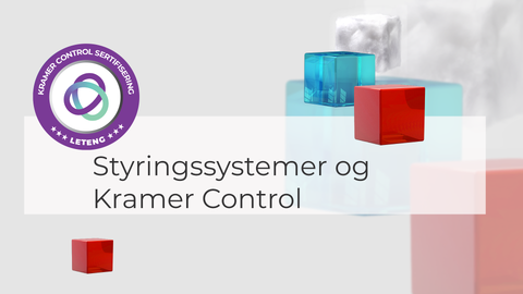 KRAMER CONTROL SERTIFISERING